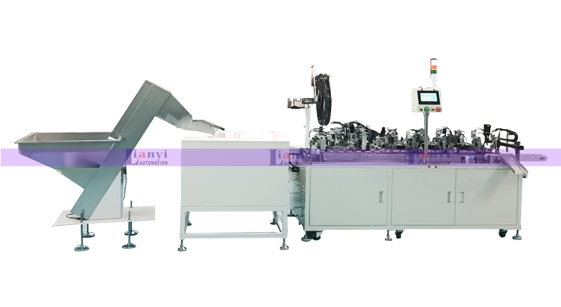 三節(jié)電池盒自動鉚壓電池片組裝機(jī)