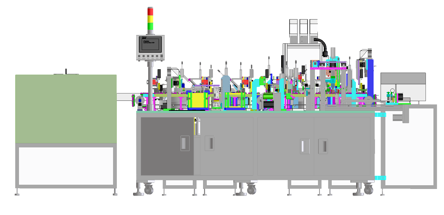 自動化組裝的工作流程的主要結(jié)構(gòu)，以及使用注意事項